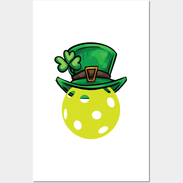 St Patricks Day Pickleball Wall Art by whyitsme